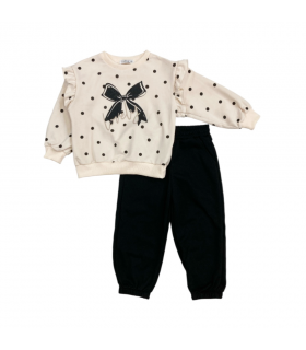 tuta bambina felpina 3/7 anni