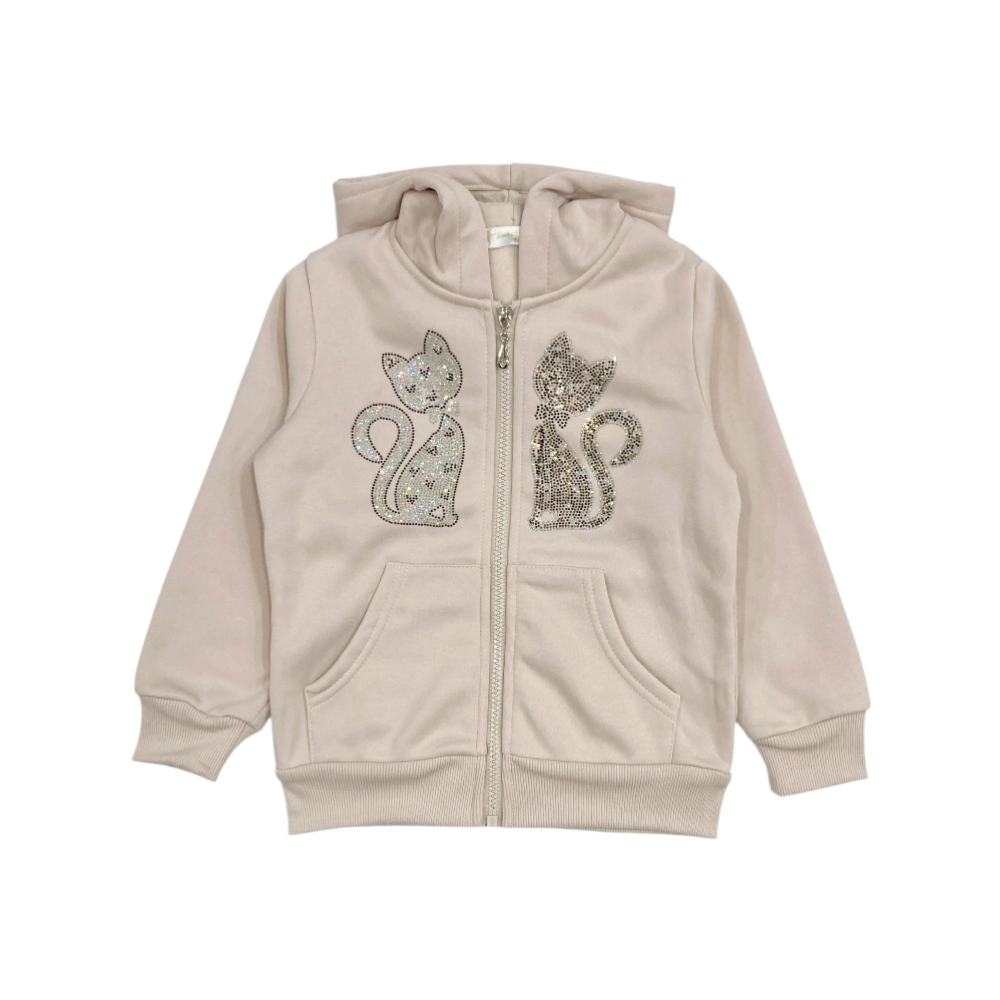 tuta bambina felpata 3/4-7/8 anni