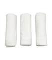 set 3 pezzi mussole cotone