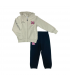 tuta bambina felpata 3/7 anni