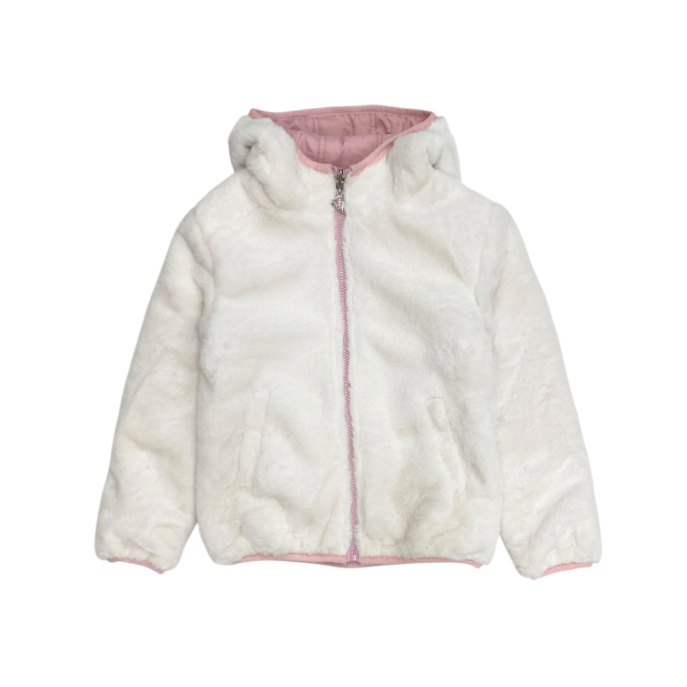 giubbotto bambina reversibile 4/14 anni