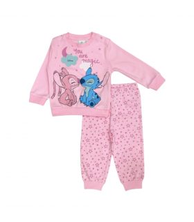 pigiama stitch caldo cotone 12/30 mesi