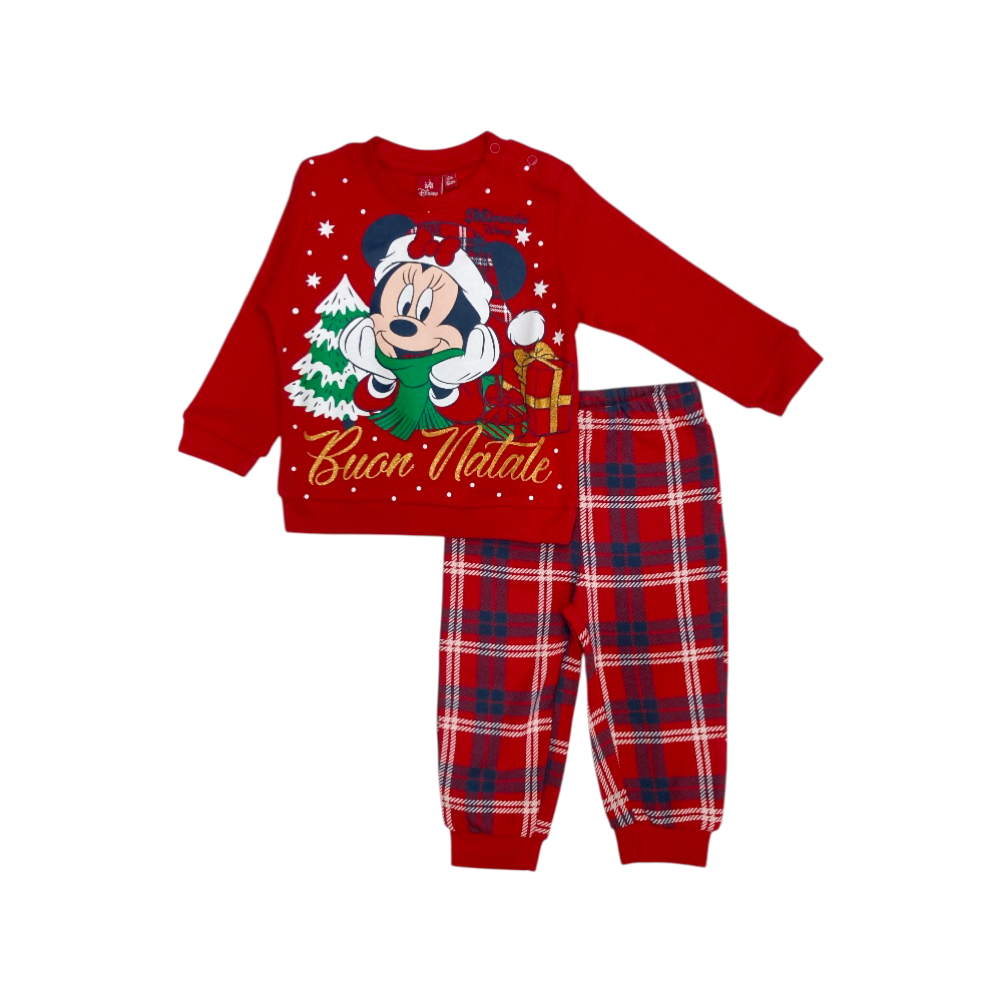 pigiama caldo cotone minnie 12/30 mesi