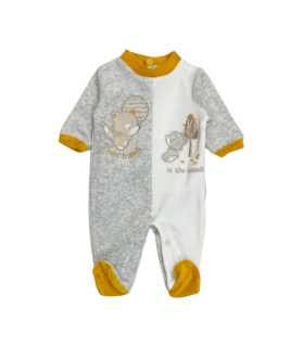 tutina neonato ciniglia 1/9 mesi