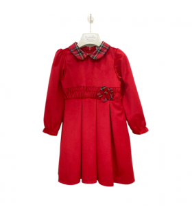vestina bambina natalizia 3/7 anni