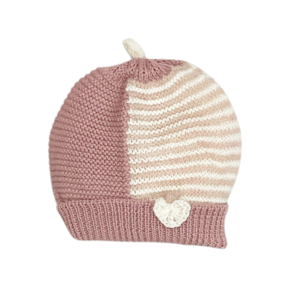 cappellino neonata in lana