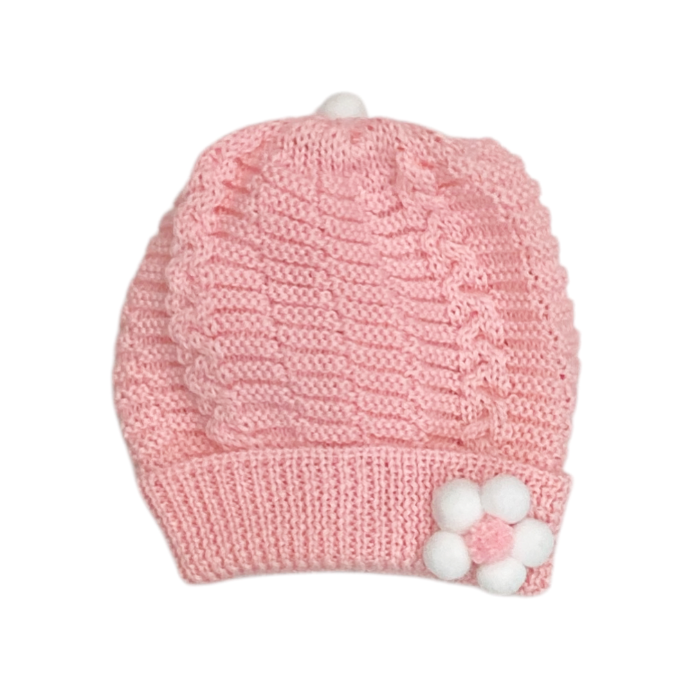 cappellino neonata in lana