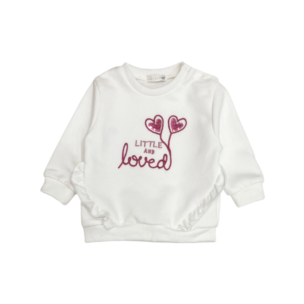 tuta bambina felpata felpata 3/18 mesi