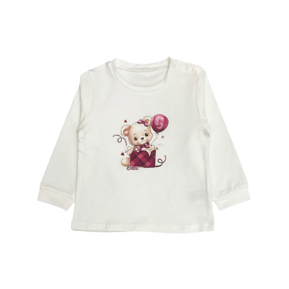 tuta bambina felpata 3/18 mesi