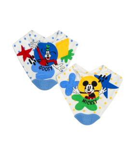 set 2 pezzi bavaglini massaggiagengive