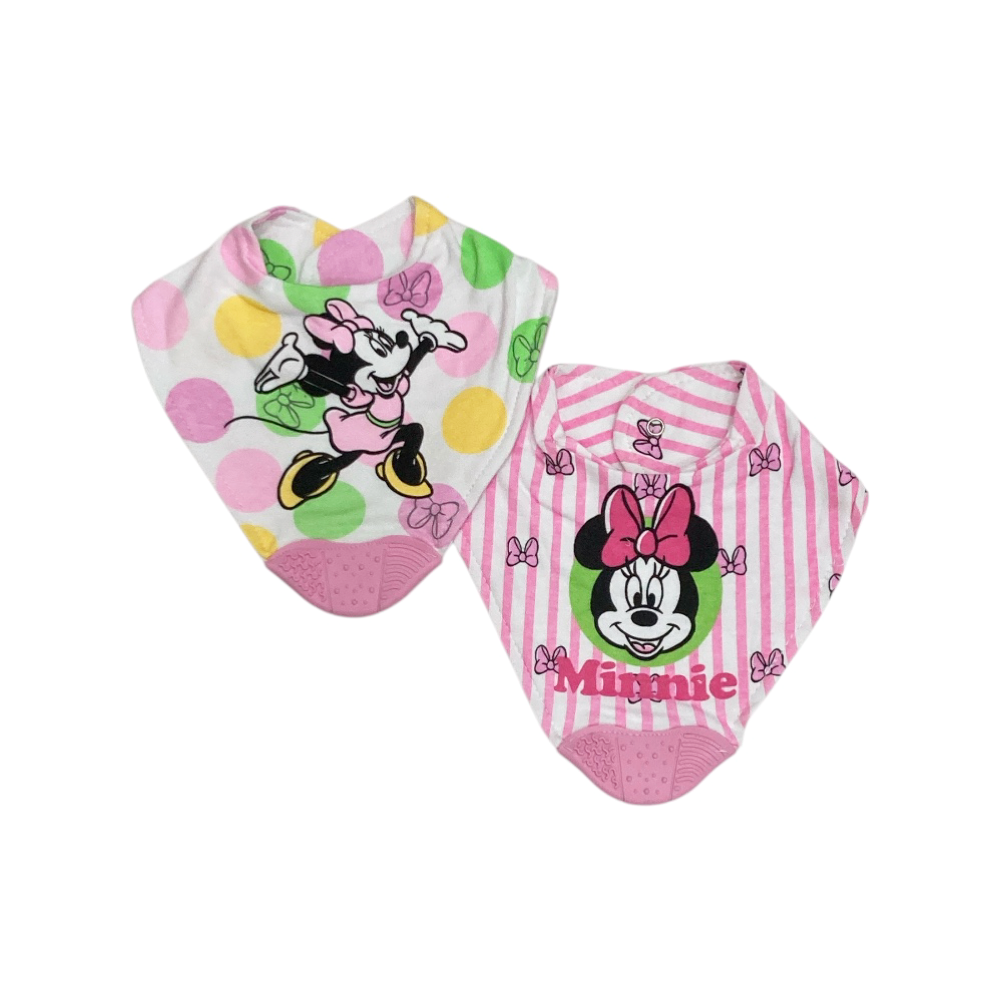 set 2 pezzi bavaglini massaggiagengive