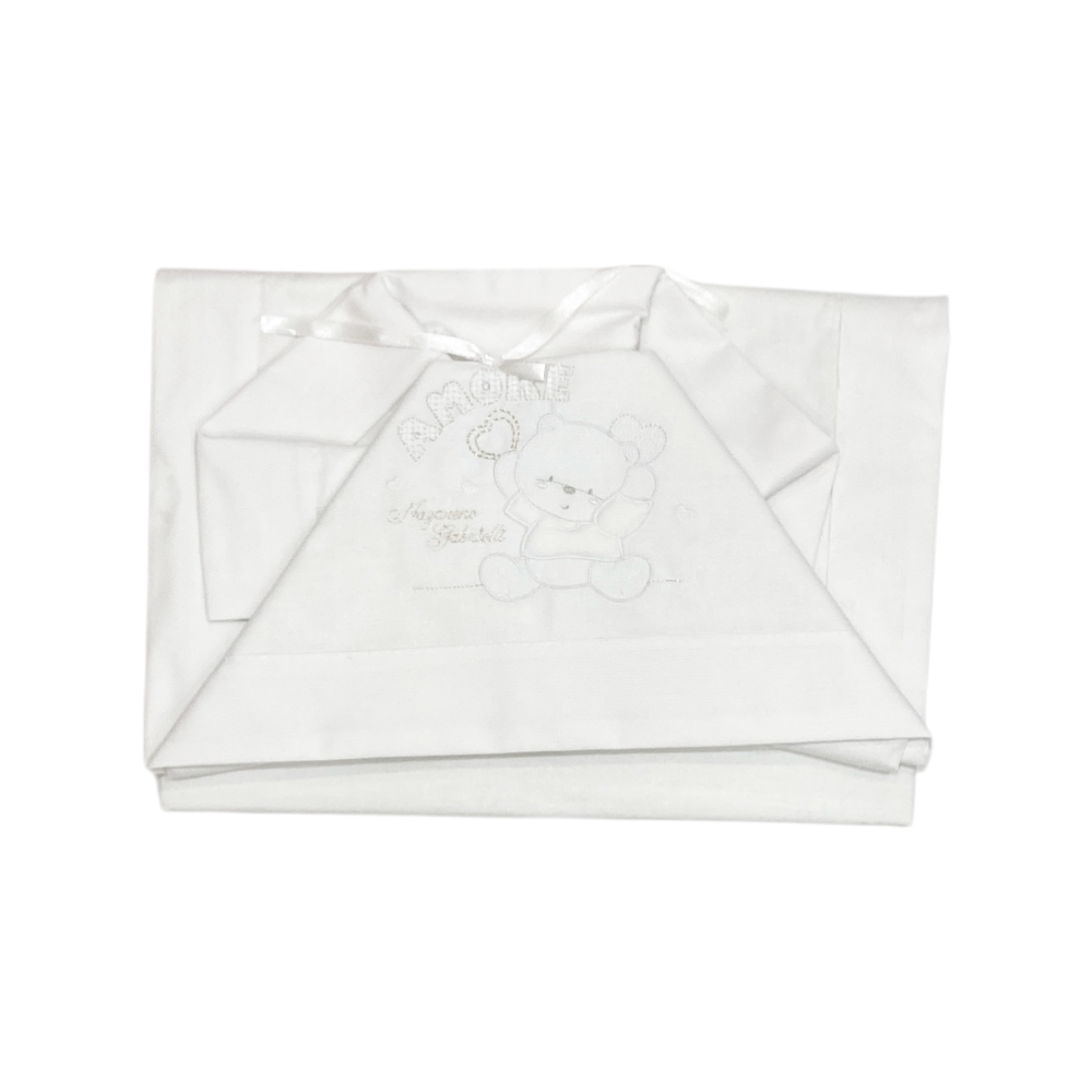 set lenzuolini culla/lettino cotone