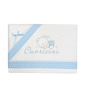set lenzuolini culla/lettino cotone