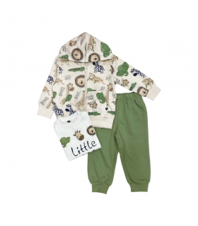 tuta bambino felpa leggera 12/36 mesi