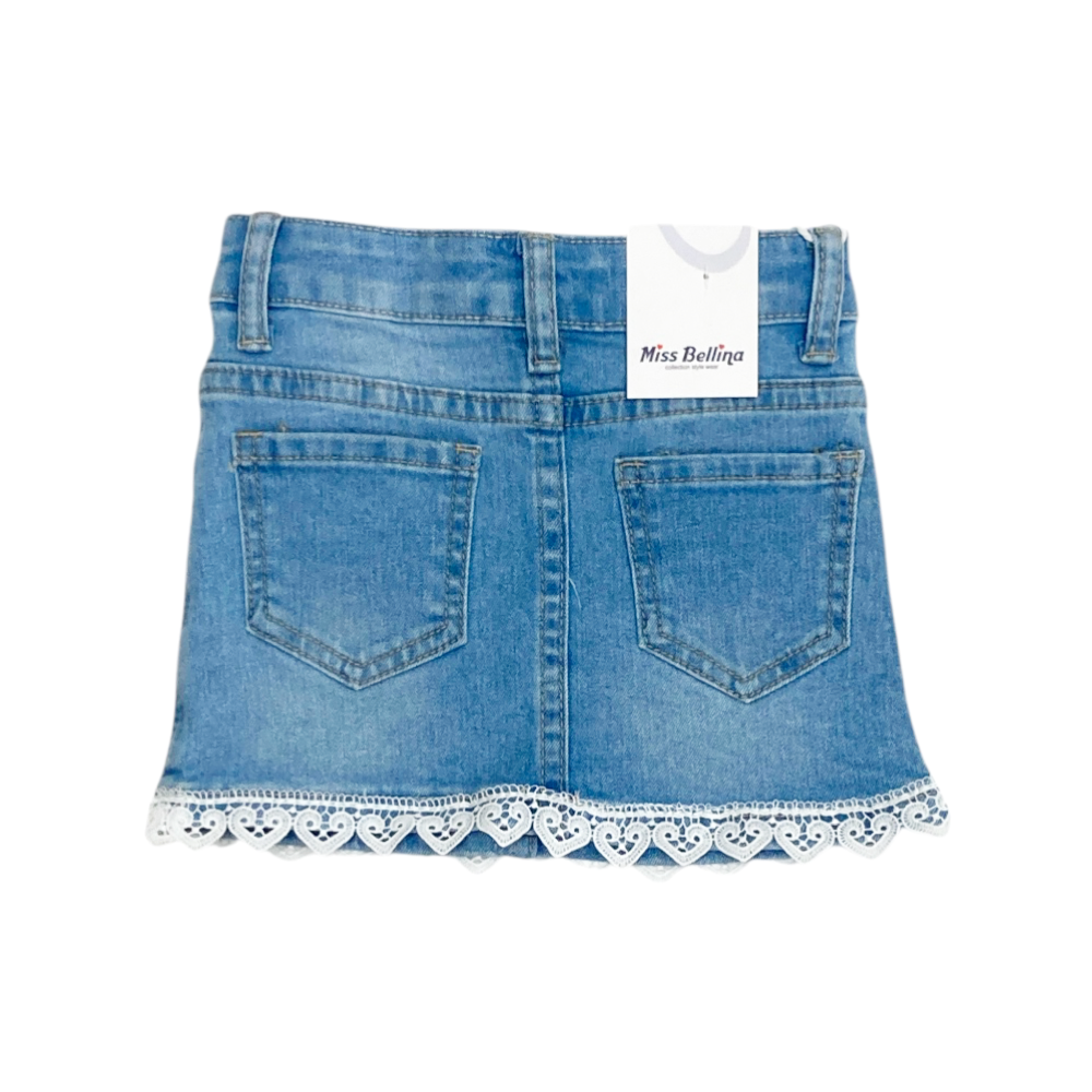 gonna jeans bambina 12/36 mesi