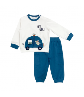 tuta bambino felpa leggera 3/18 mesi