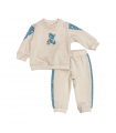 tuta bambina felpa leggera 12/36 mesi
