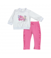 tuta bambina felpa leggera 3/18 mesi