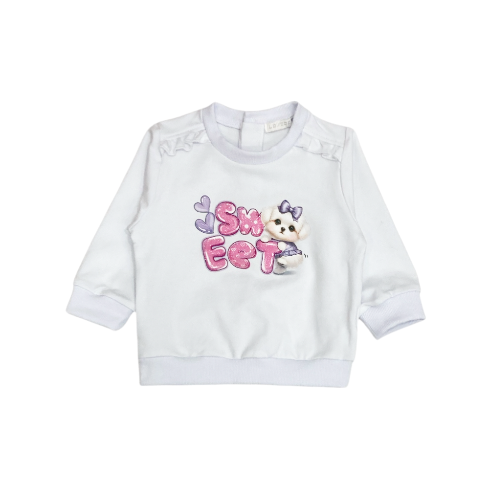 tuta bambina felpa leggera 3/18 mesi