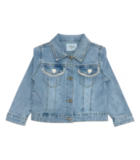 giacca jeans bambina 3/4-11/12 anni