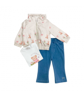 completo bambina leggero 3/18 mesi