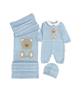 set nascita 3 pezzi filo
