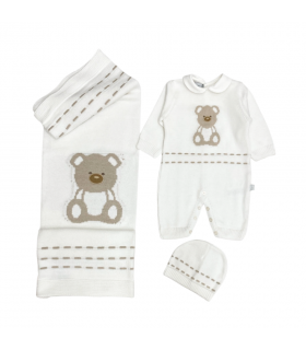 set nascita 3 pezzi filo