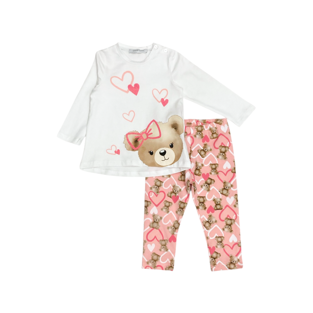 completo bambina cotone 12/36 mesi