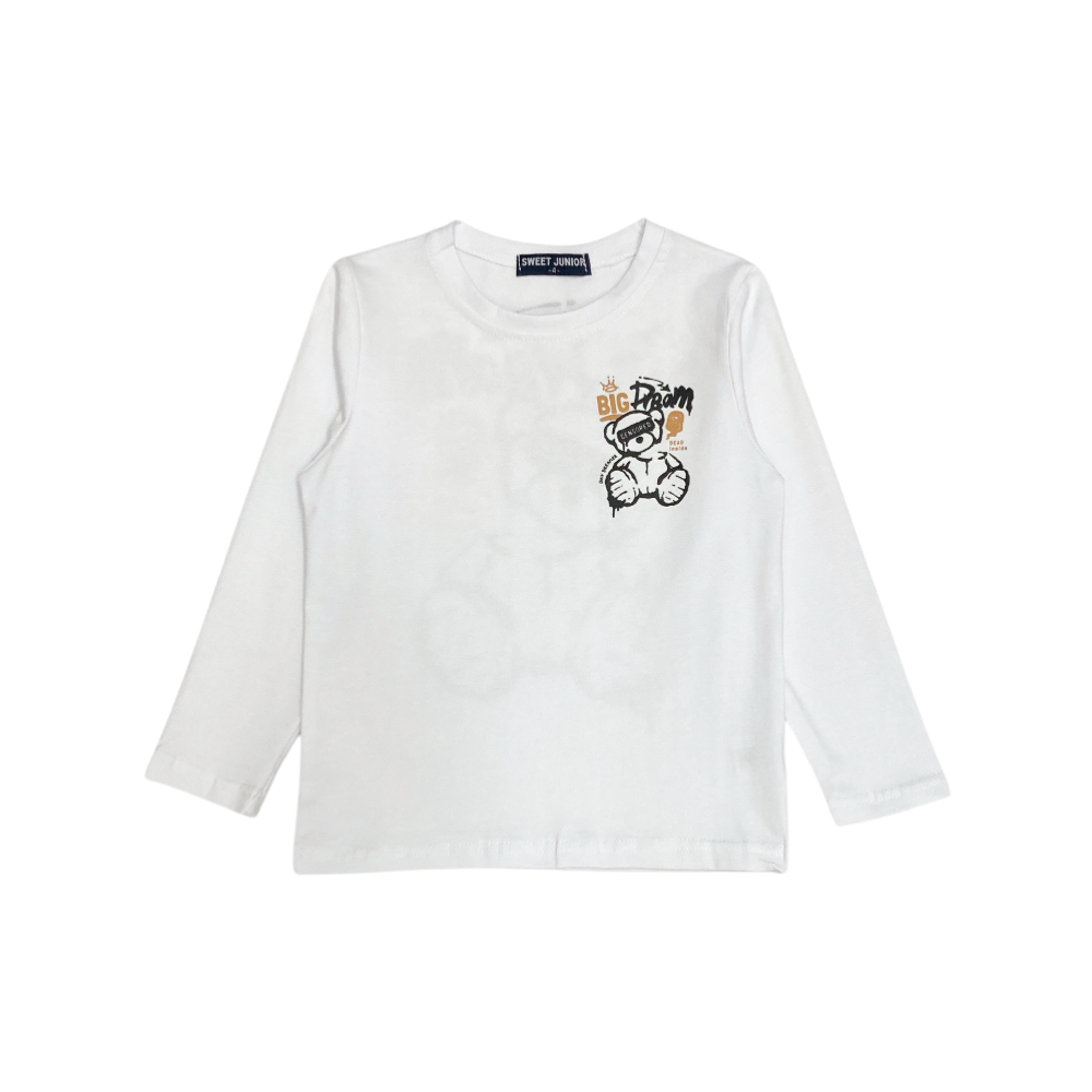 t-shirt bambino cotone 4/12 anni