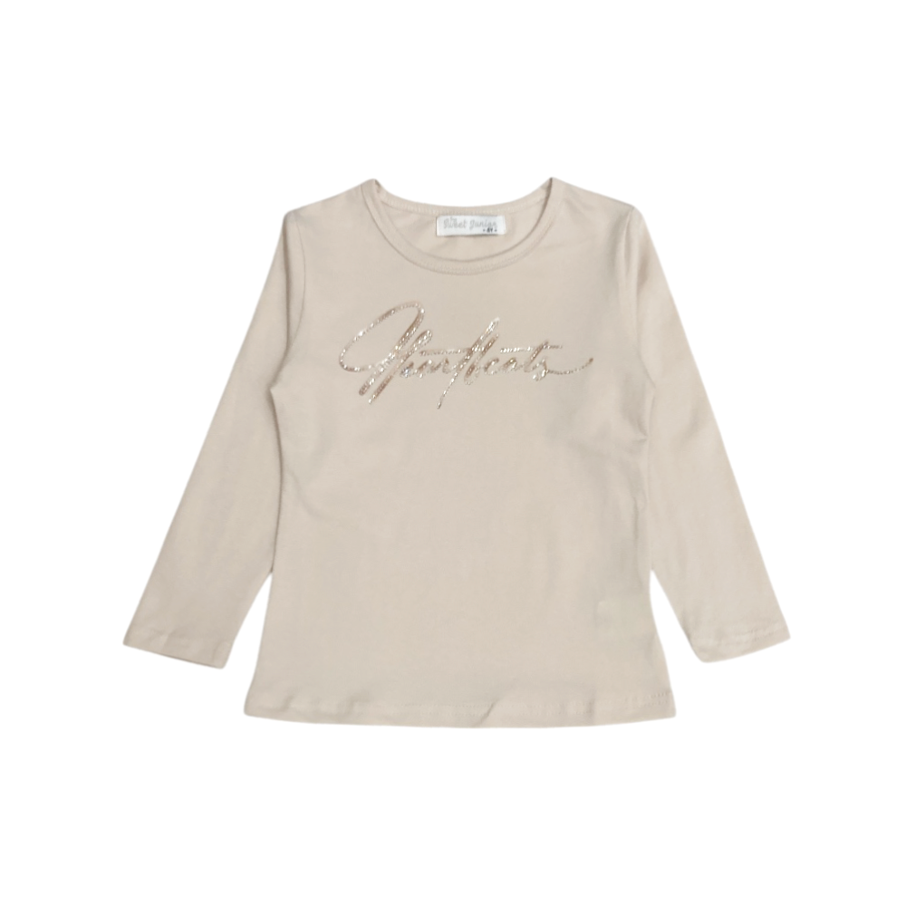 t-shirt bambina cotone 4/12 anni