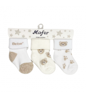 set 3 paia calzini caldo cotone