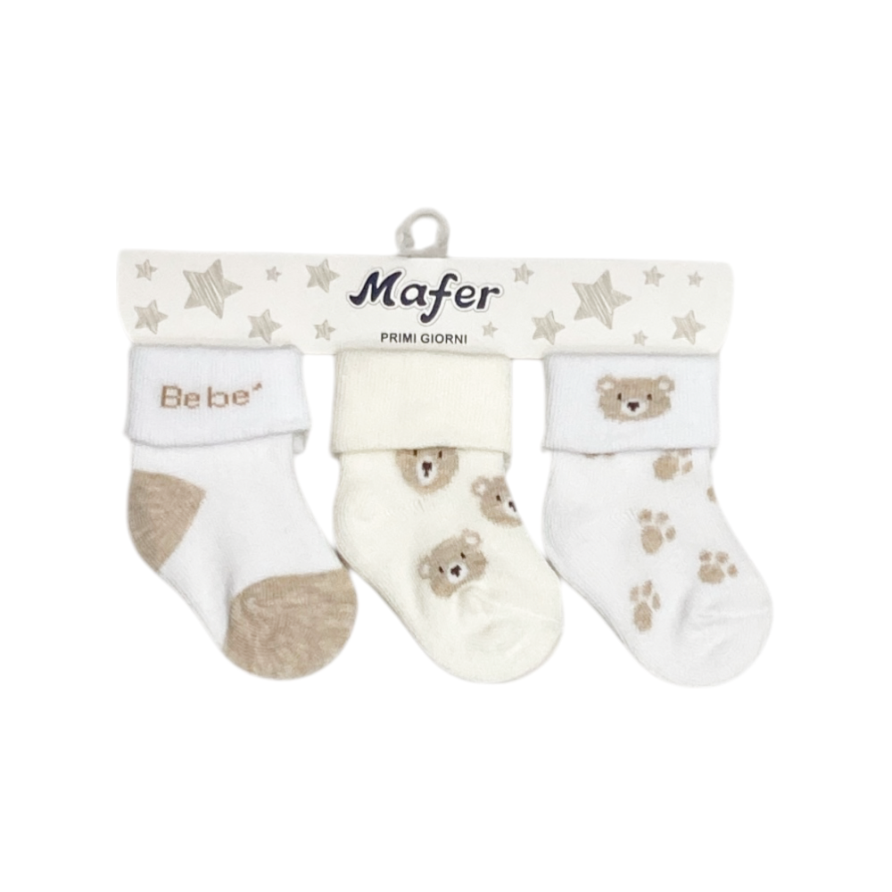 set 3 paia calzini caldo cotone