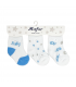 set 3 paia calzini neonato cotone