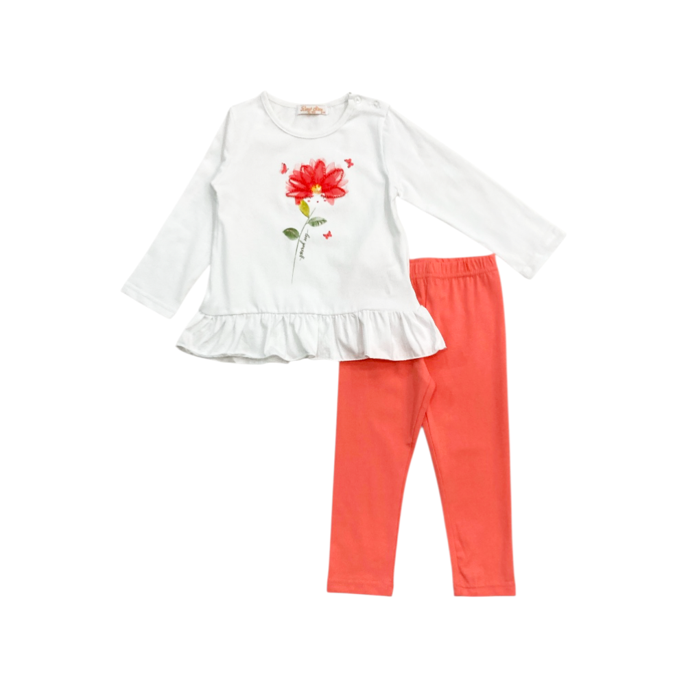 completo bambina cotone 12/36 mesi