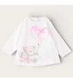 t-shirt bambina cotone 1/24 mesi