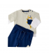 tuta bambino felpa leggera 3/24 mesi