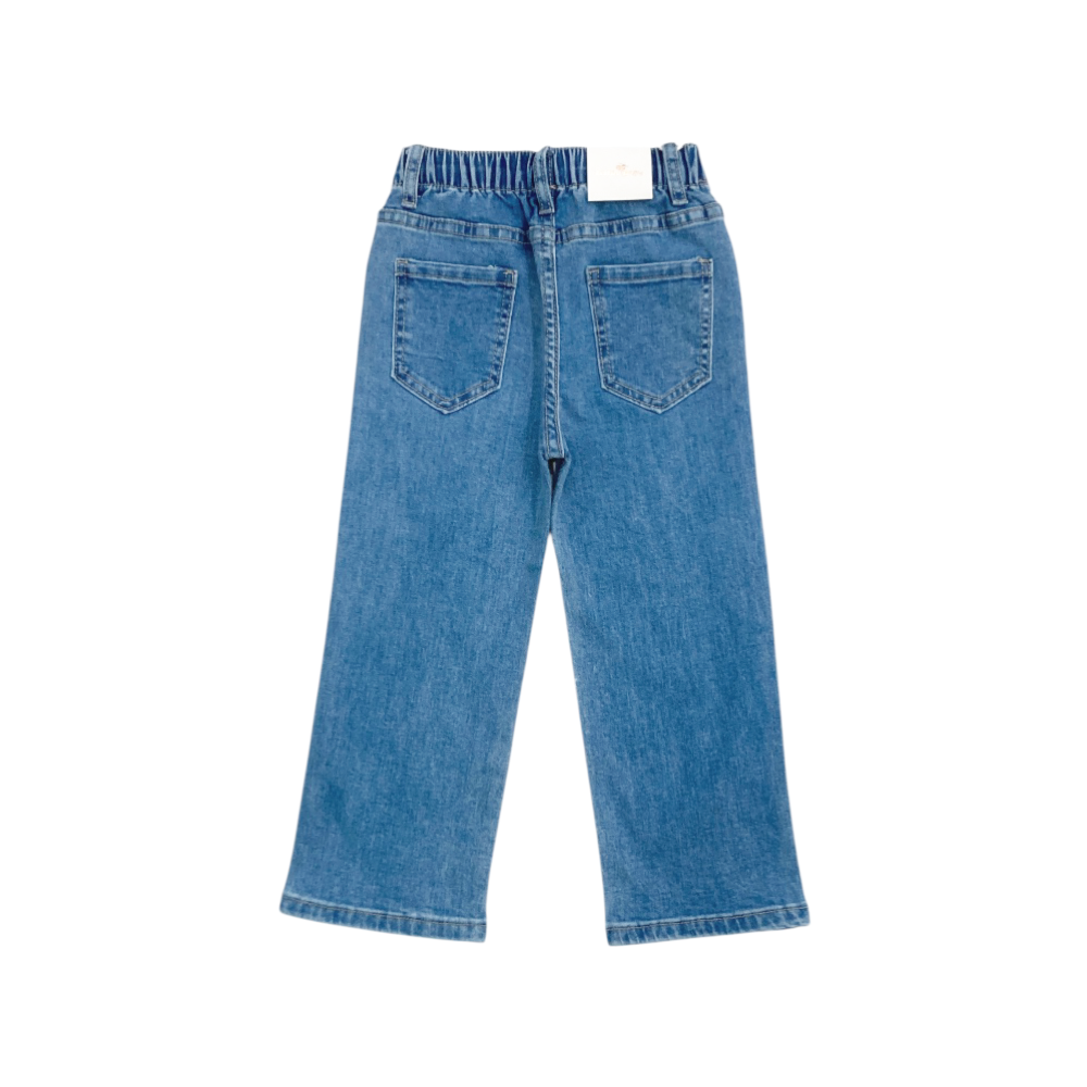 jeans bambina 5 tasche 3/8 anni