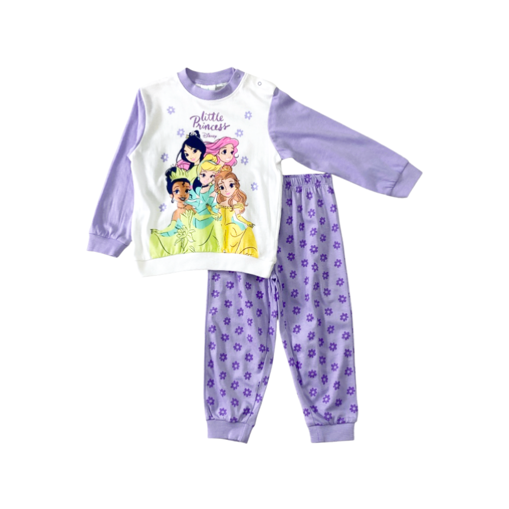 pigiama bambina cotone princess 12/30 mesi