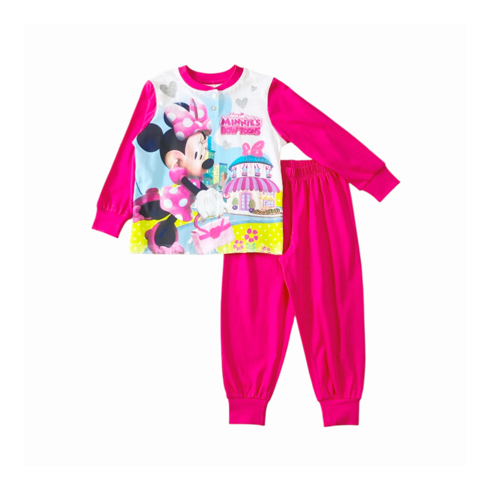 pigiama bambina cotone minnie 3/4-9/10 anni