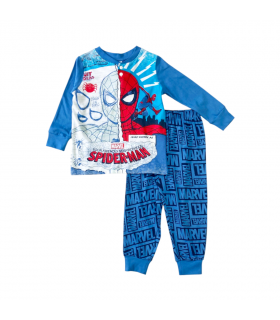 pigiama bambino cotone spider-man 3/4-9/10 anni