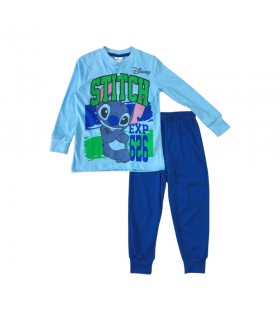 pigiama bambino cotone stitch 3/4-9/10 anni