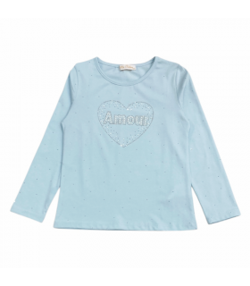 t-shirt bambina cotone 3/4-7/8 anni