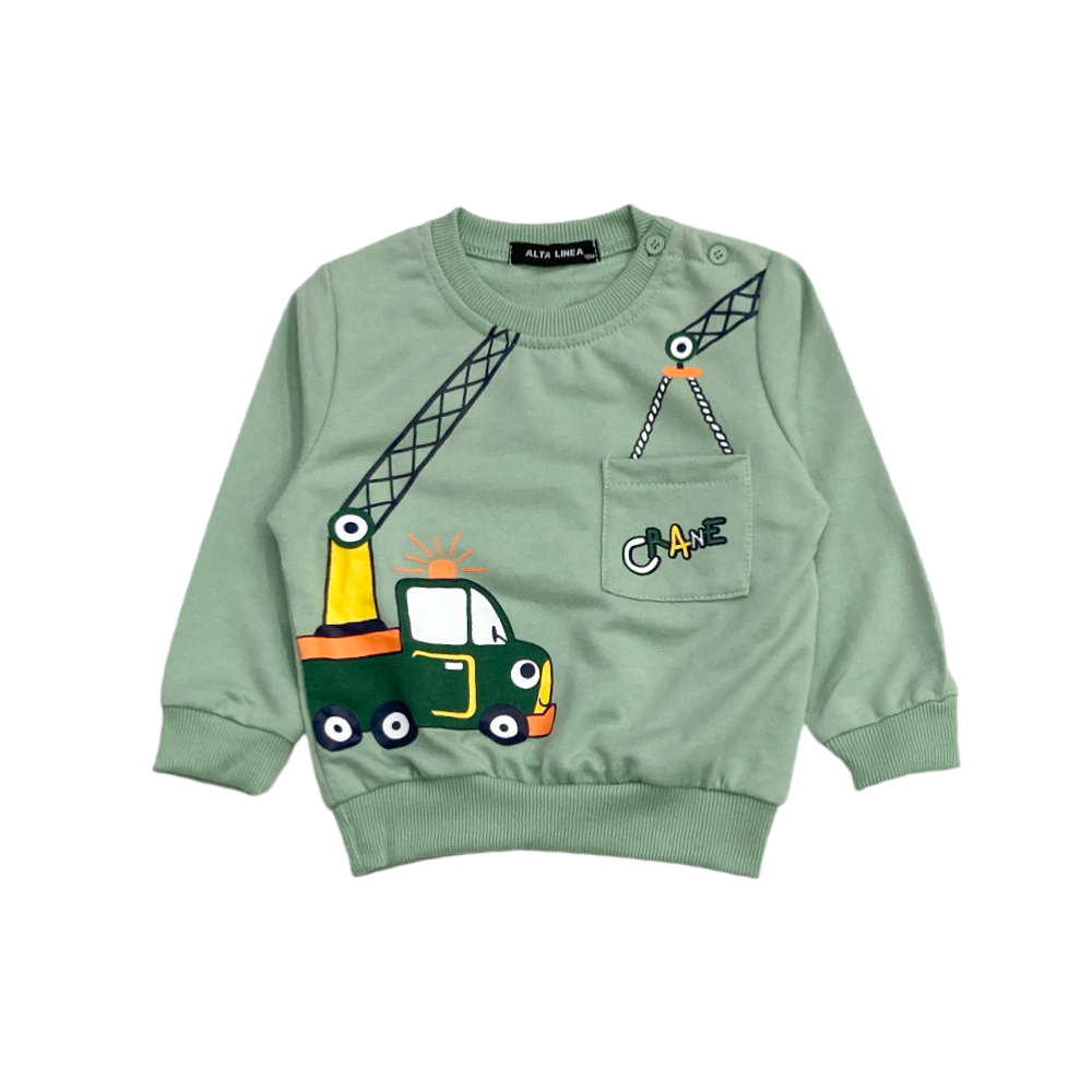 tuta bambino felpa leggera 12/36 mesi