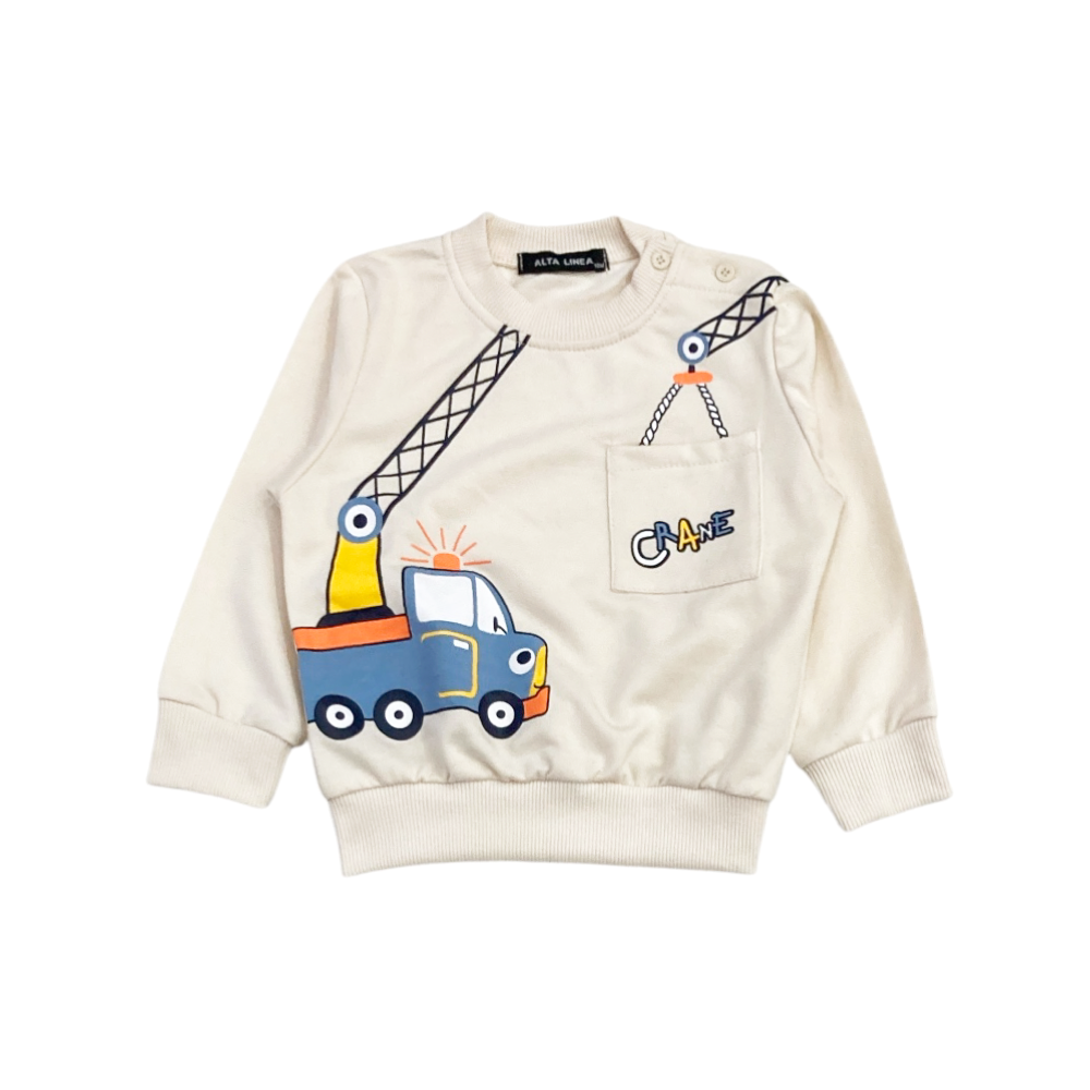 tuta bambino felpa leggera 12/36 mesi