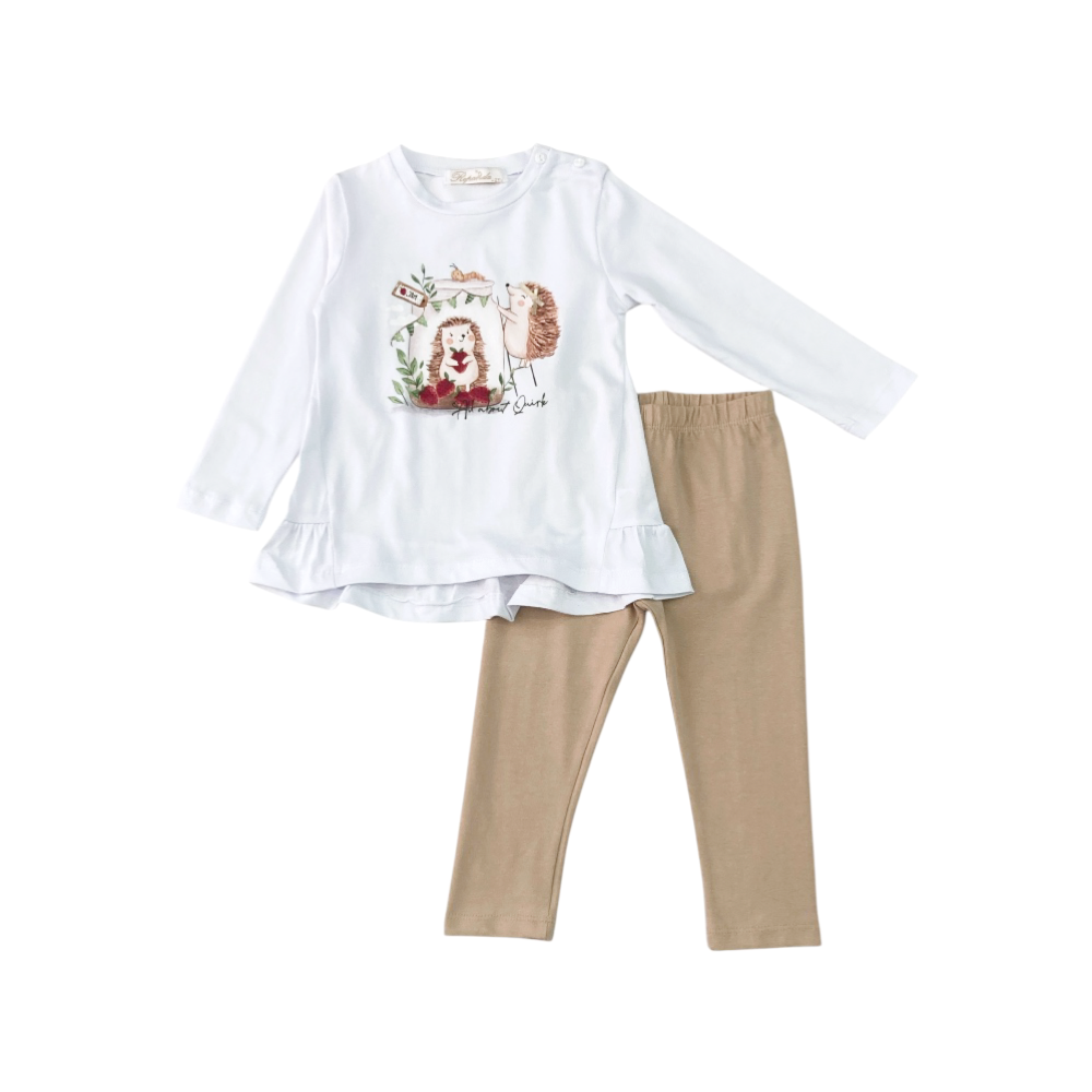 completo bambina cotone 1/5 anni