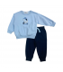 tuta bambino felpa leggera 1/5 anni