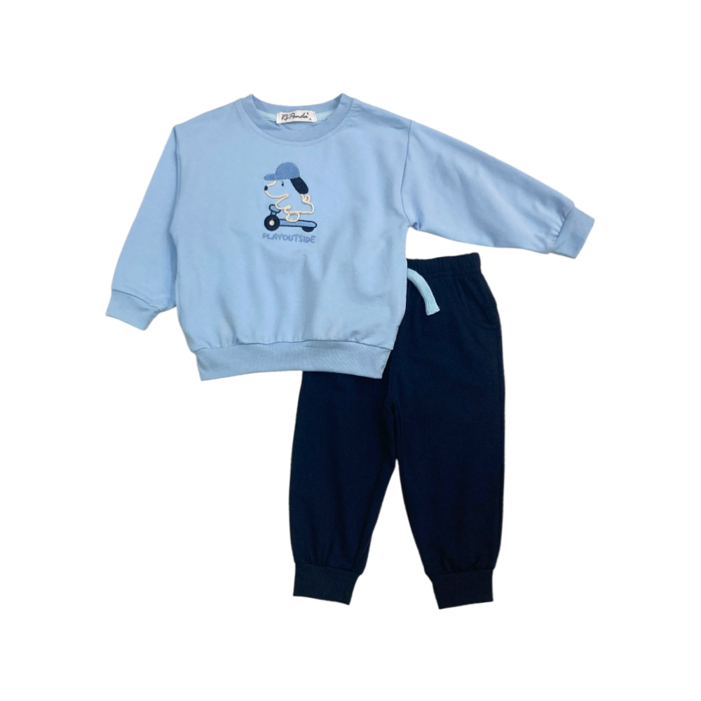 tuta bambino felpa leggera 1/5 anni