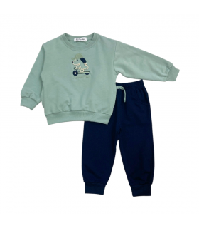 tuta bambino felpa leggera 1/5 anni