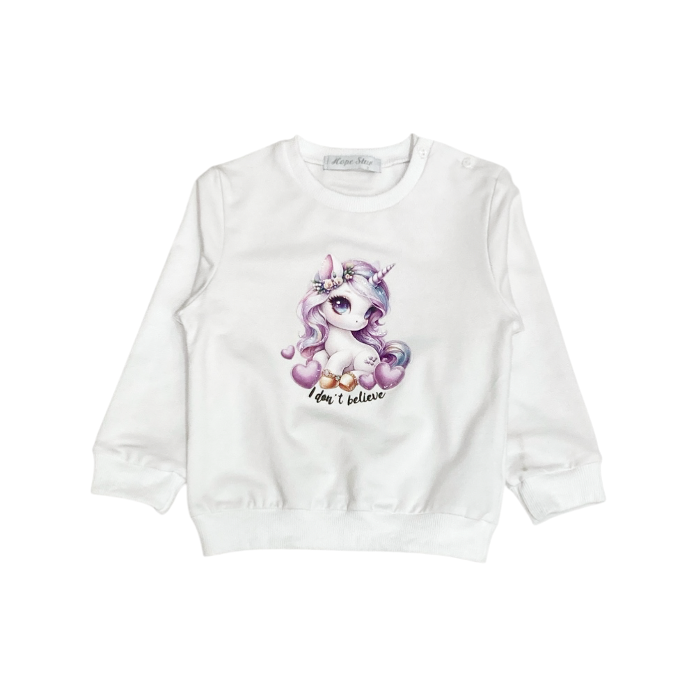 tuta bambina felpa leggera 1/5 anni