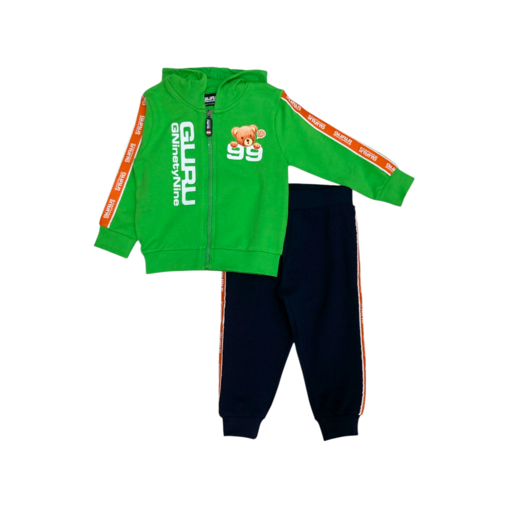 tuta bambino felpa leggera 12/30 mesi